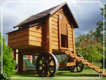 Передвижной домик с выгулом на 5 - 7 кур